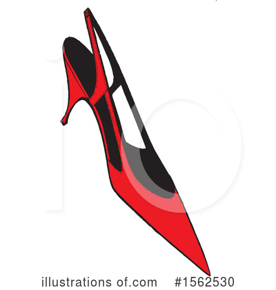 Royalty-Free (RF) Shoe Clipart Illustration by Dennis Holmes Designs - Stock Sample #1562530
