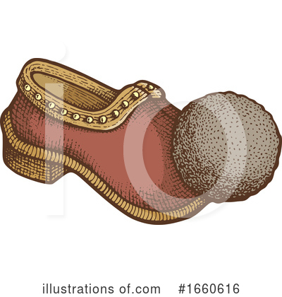Royalty-Free (RF) Shoe Clipart Illustration by Any Vector - Stock Sample #1660616