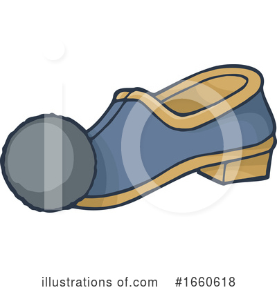 Royalty-Free (RF) Shoe Clipart Illustration by Any Vector - Stock Sample #1660618