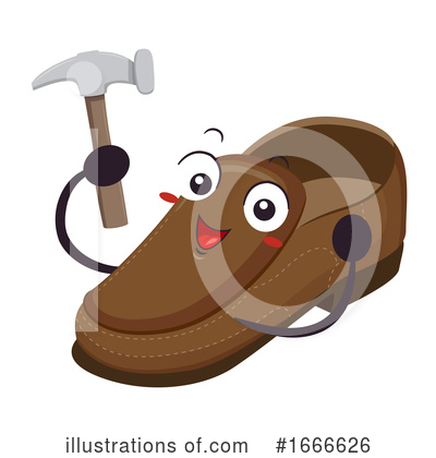 Royalty-Free (RF) Shoe Clipart Illustration by BNP Design Studio - Stock Sample #1666626