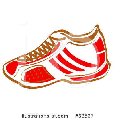 Royalty-Free (RF) Shoe Clipart Illustration by Andy Nortnik - Stock Sample #63537
