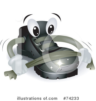 Royalty-Free (RF) Shoe Clipart Illustration by BNP Design Studio - Stock Sample #74233