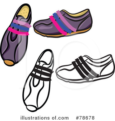 Royalty-Free (RF) Shoe Clipart Illustration by Prawny - Stock Sample #78678