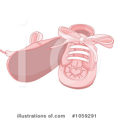 Baby Shoes Clipart #1059291 by Pushkin