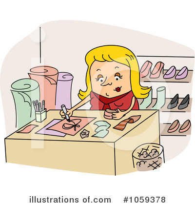 Royalty-Free (RF) Shoes Clipart Illustration by BNP Design Studio - Stock Sample #1059378