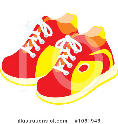 Royalty-Free (RF) Shoes Clipart Illustration by Alex Bannykh - Stock Sample #1061946
