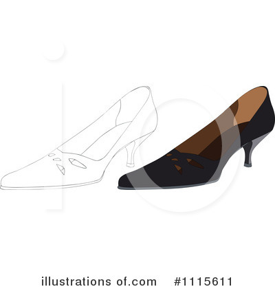 Royalty-Free (RF) Shoes Clipart Illustration by Andrei Marincas - Stock Sample #1115611