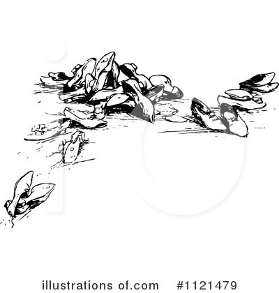 Royalty-Free (RF) Shoes Clipart Illustration by Prawny Vintage - Stock Sample #1121479