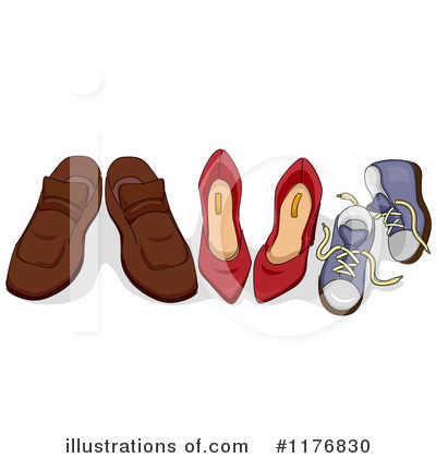 Royalty-Free (RF) Shoes Clipart Illustration by BNP Design Studio - Stock Sample #1176830