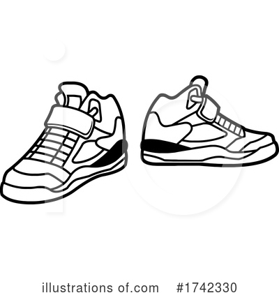 Royalty-Free (RF) Shoes Clipart Illustration by Hit Toon - Stock Sample #1742330