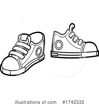 Shoes Clipart #1742332 by Hit Toon