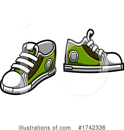 Royalty-Free (RF) Shoes Clipart Illustration by Hit Toon - Stock Sample #1742336