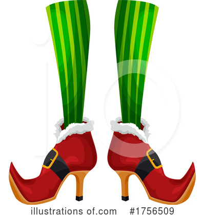 Royalty-Free (RF) Shoes Clipart Illustration by Vector Tradition SM - Stock Sample #1756509