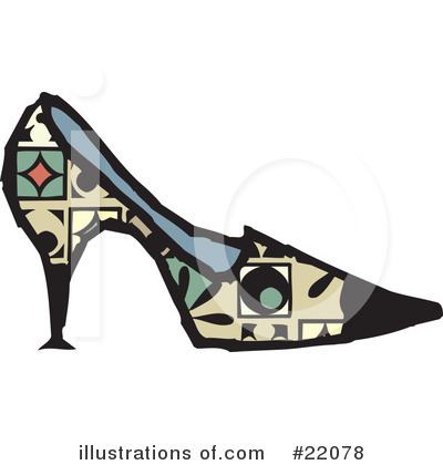 High Heels Clipart #22078 by Steve Klinkel