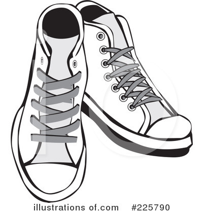 Royalty-Free (RF) Shoes Clipart Illustration by David Rey - Stock Sample #225790