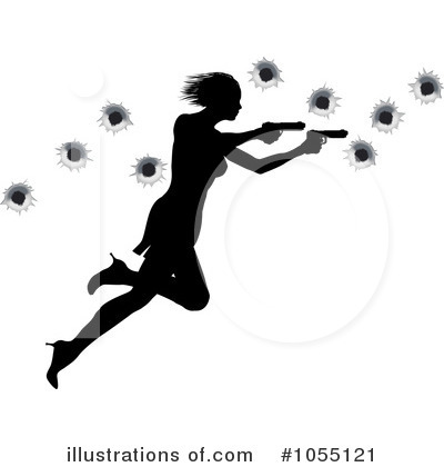 Royalty-Free (RF) Shooting Clipart Illustration by AtStockIllustration - Stock Sample #1055121