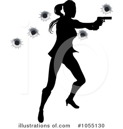 Bullet Hole Clipart #1055130 by AtStockIllustration