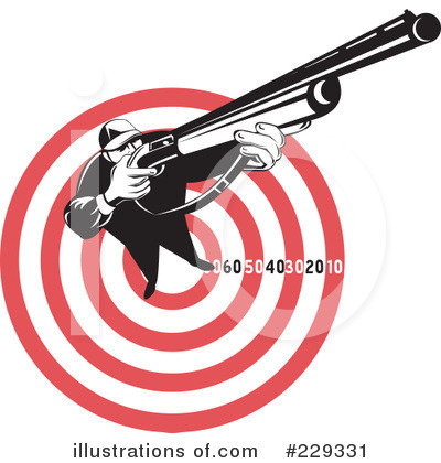 Royalty-Free (RF) Shooting Clipart Illustration by patrimonio - Stock Sample #229331