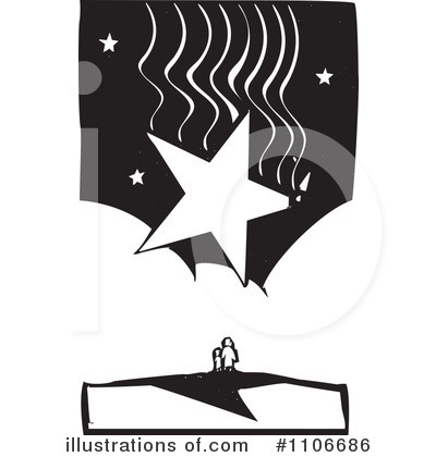 Royalty-Free (RF) Shooting Star Clipart Illustration by xunantunich - Stock Sample #1106686