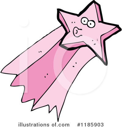 Royalty-Free (RF) Shooting Star Clipart Illustration by lineartestpilot - Stock Sample #1185903