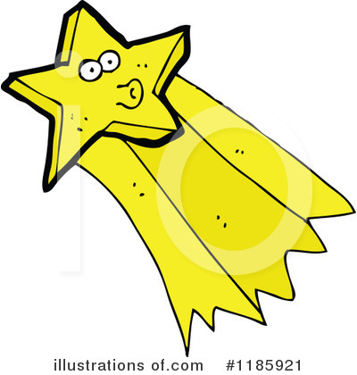 Royalty-Free (RF) Shooting Star Clipart Illustration by lineartestpilot - Stock Sample #1185921