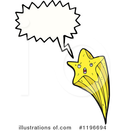 Royalty-Free (RF) Shooting Star Clipart Illustration by lineartestpilot - Stock Sample #1196694