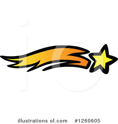 Royalty-Free (RF) Shooting Star Clipart Illustration by Chromaco - Stock Sample #1260605