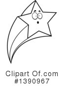 Shooting Star Clipart #1390967 by Cory Thoman