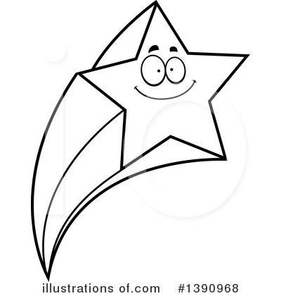 Shooting Star Clipart #1390968 by Cory Thoman