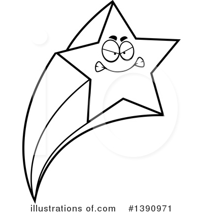 Shooting Star Clipart #1390971 by Cory Thoman