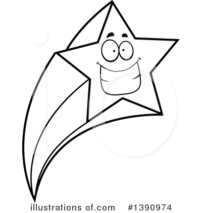 Shooting Star Clipart #1390974 by Cory Thoman