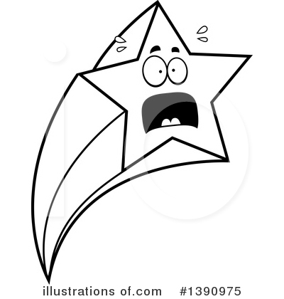 Shooting Star Clipart #1390975 by Cory Thoman