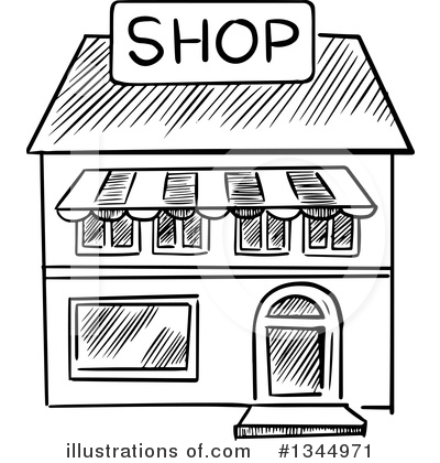 Awning Clipart #1344971 by Vector Tradition SM
