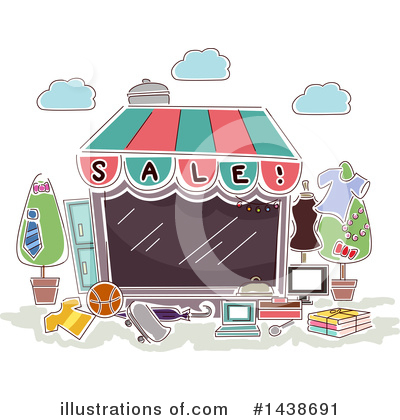 Royalty-Free (RF) Shop Clipart Illustration by BNP Design Studio - Stock Sample #1438691
