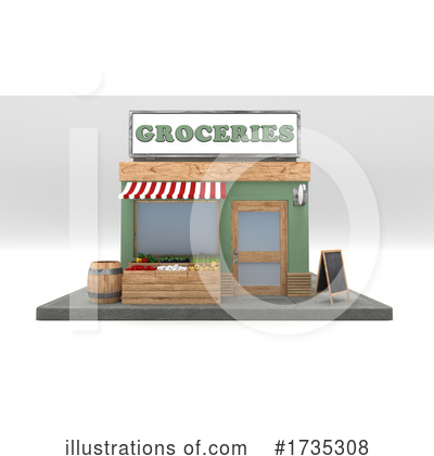 Groceries Clipart #1735308 by KJ Pargeter