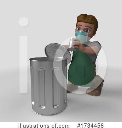 Garbage Clipart #1734458 by KJ Pargeter