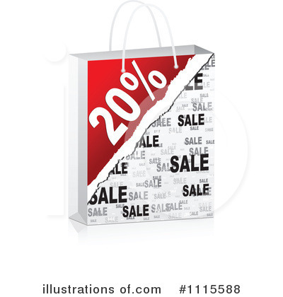 Royalty-Free (RF) Shopping Bag Clipart Illustration by Andrei Marincas - Stock Sample #1115588