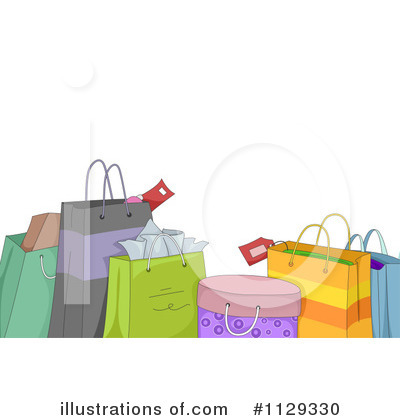 Royalty-Free (RF) Shopping Bag Clipart Illustration by BNP Design Studio - Stock Sample #1129330