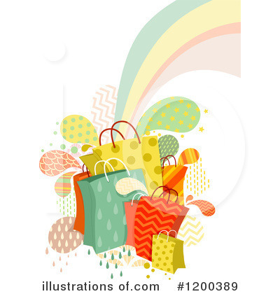 Shopping Bags Clipart #1200389 by BNP Design Studio