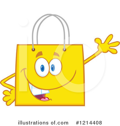 Shopping Bag Clipart #1214408 by Hit Toon