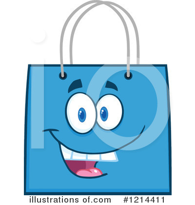 Royalty-Free (RF) Shopping Bag Clipart Illustration by Hit Toon - Stock Sample #1214411