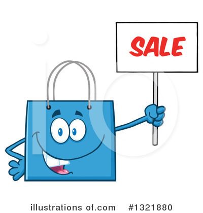 Royalty-Free (RF) Shopping Bag Clipart Illustration by Hit Toon - Stock Sample #1321880