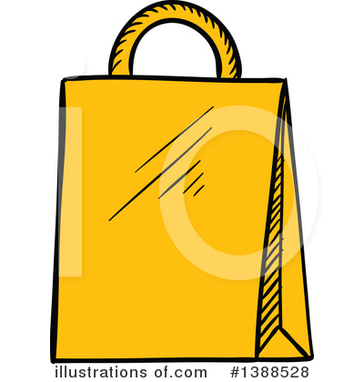Royalty-Free (RF) Shopping Bag Clipart Illustration by Vector Tradition SM - Stock Sample #1388528