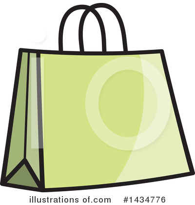Royalty-Free (RF) Shopping Bag Clipart Illustration by Lal Perera - Stock Sample #1434776