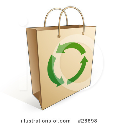 Royalty-Free (RF) Shopping Bag Clipart Illustration by beboy - Stock Sample #28698
