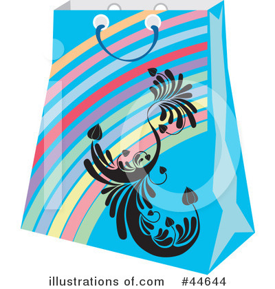 Royalty-Free (RF) Shopping Bag Clipart Illustration by MilsiArt - Stock Sample #44644