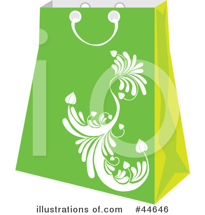 Royalty-Free (RF) Shopping Bag Clipart Illustration by MilsiArt - Stock Sample #44646