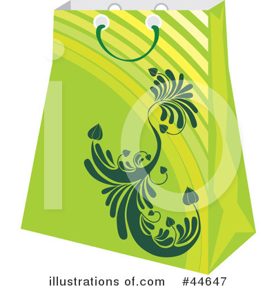 Royalty-Free (RF) Shopping Bag Clipart Illustration by MilsiArt - Stock Sample #44647
