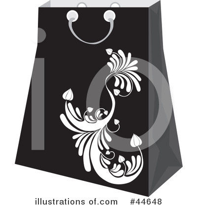 Royalty-Free (RF) Shopping Bag Clipart Illustration by MilsiArt - Stock Sample #44648