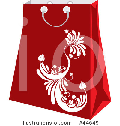 Royalty-Free (RF) Shopping Bag Clipart Illustration by MilsiArt - Stock Sample #44649